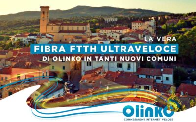 La Fibra FTTH ultraveloce di OLINKO raggiunge Gualdo Cattaneo e Avigliano Umbro