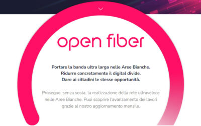 Proseguono i lavori di Open Fiber sulla fibra FTTH