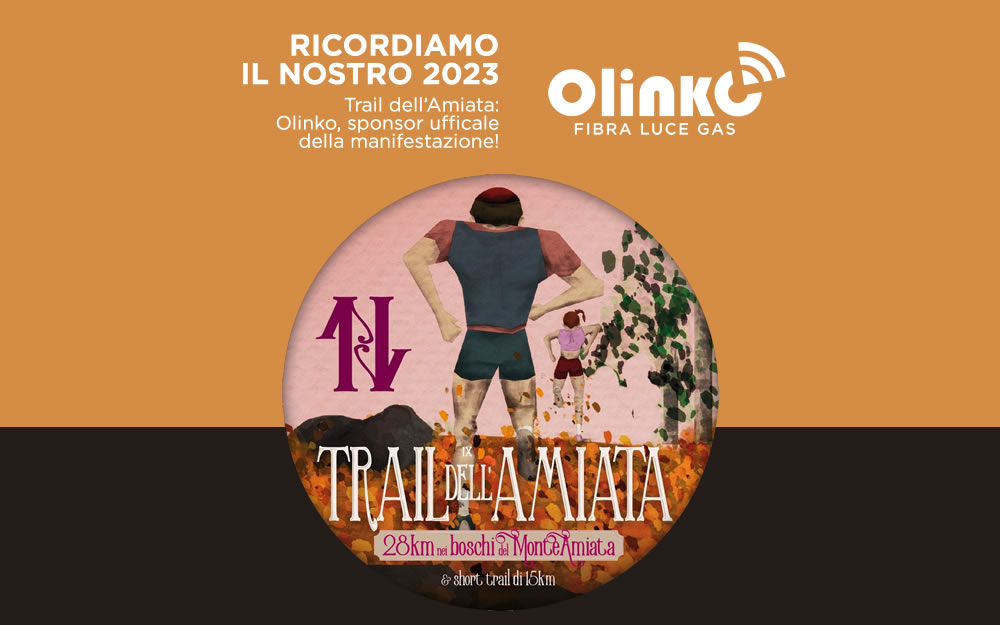 trail dell'amiata - olinko sponsor tecnico